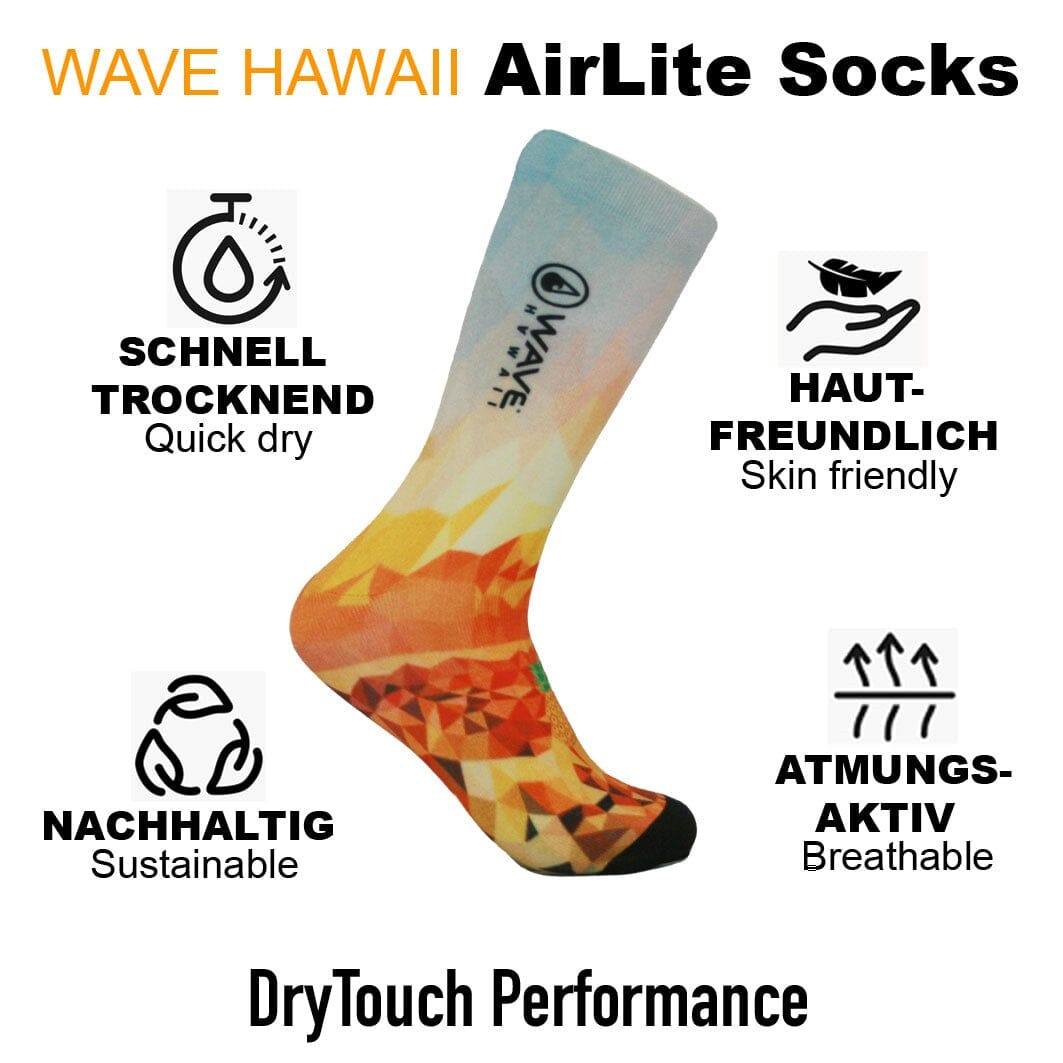 AirLite DryTouch Socks Design Zero Socken WAVE HAWAII