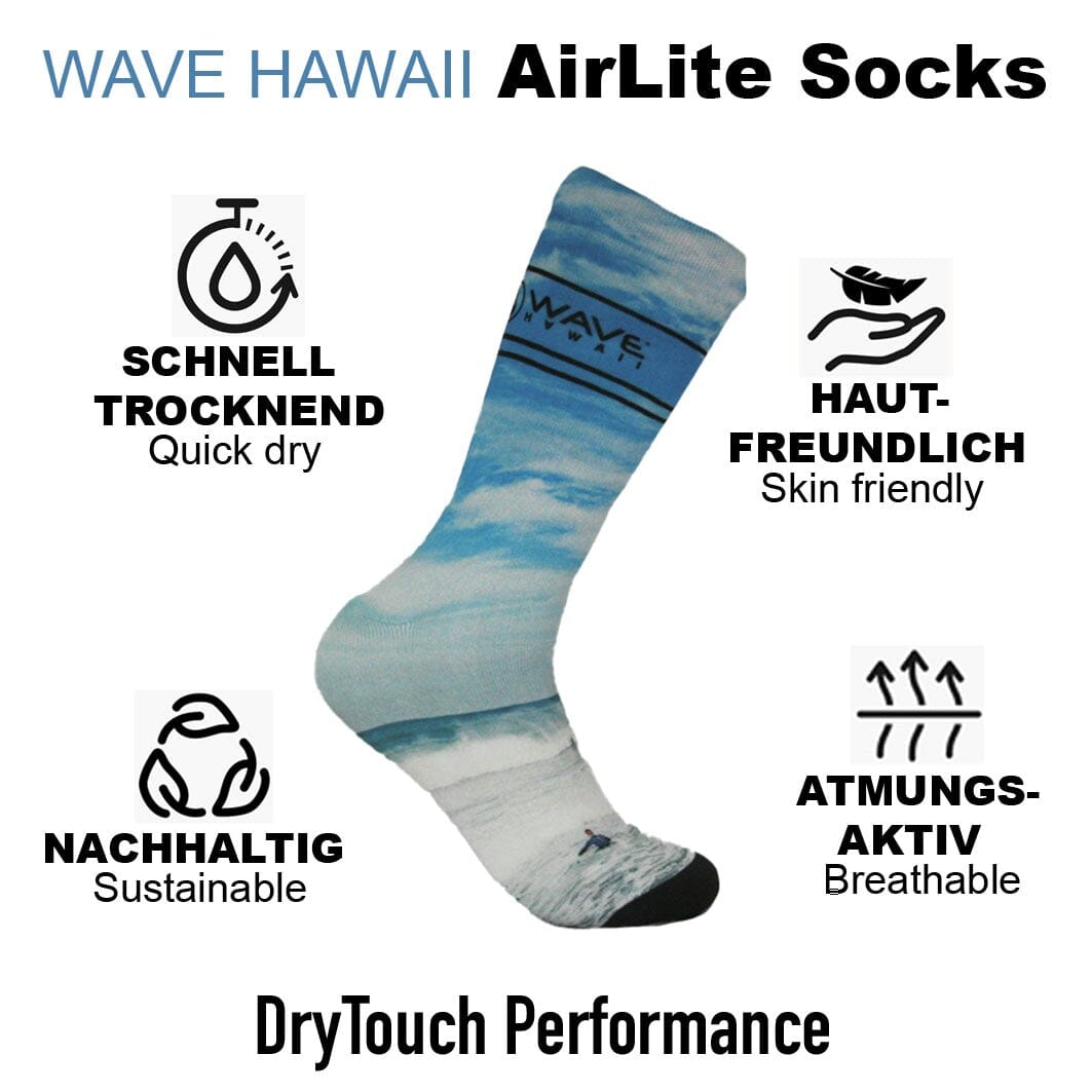 AirLite DryTouch Socks Design 5 Socken WAVE HAWAII