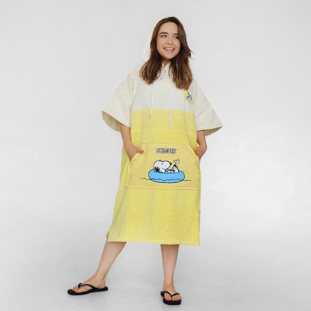 Peanuts Poncho, Baumwolle Velours Style Ponchos WAVE HAWAII