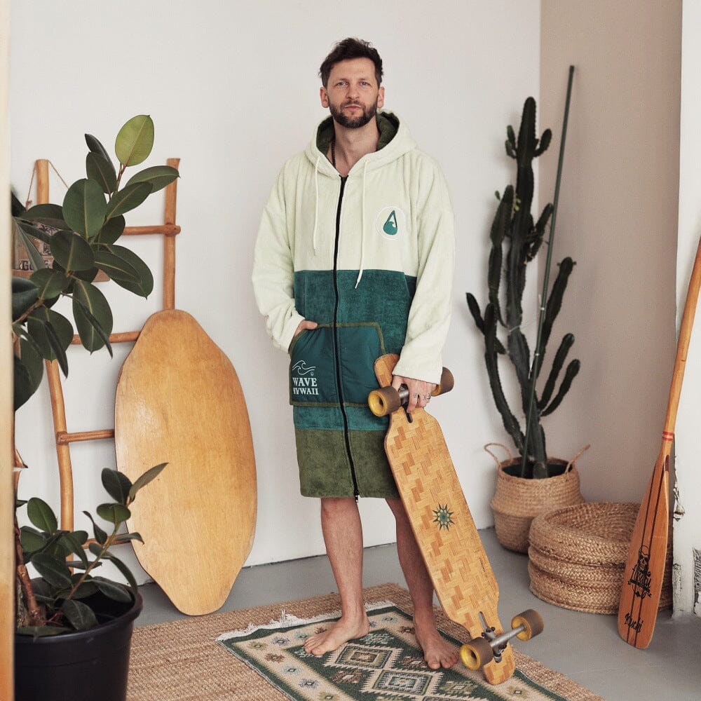 Reißverschluss Poncho Pattaya Zip Ponchos WAVE HAWAII