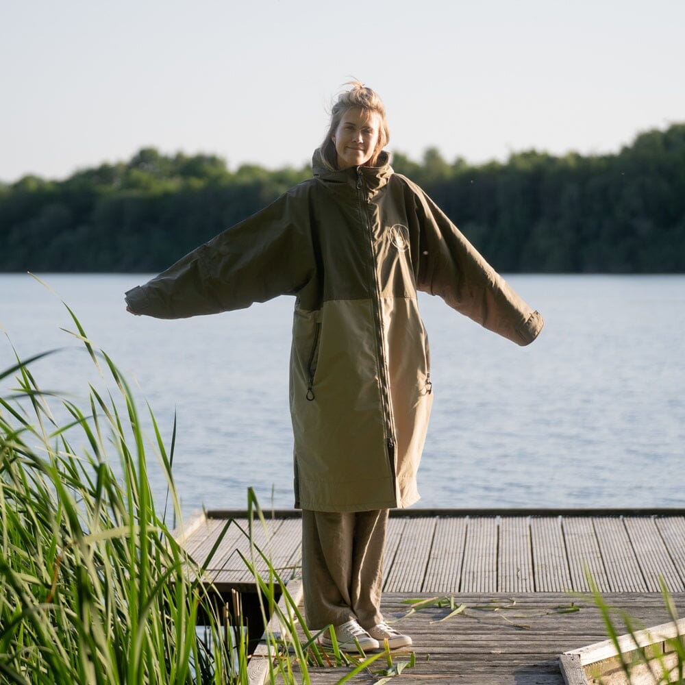 Storm Robe Yukon green Wasserdichte Storm Ponchos WAVE HAWAII