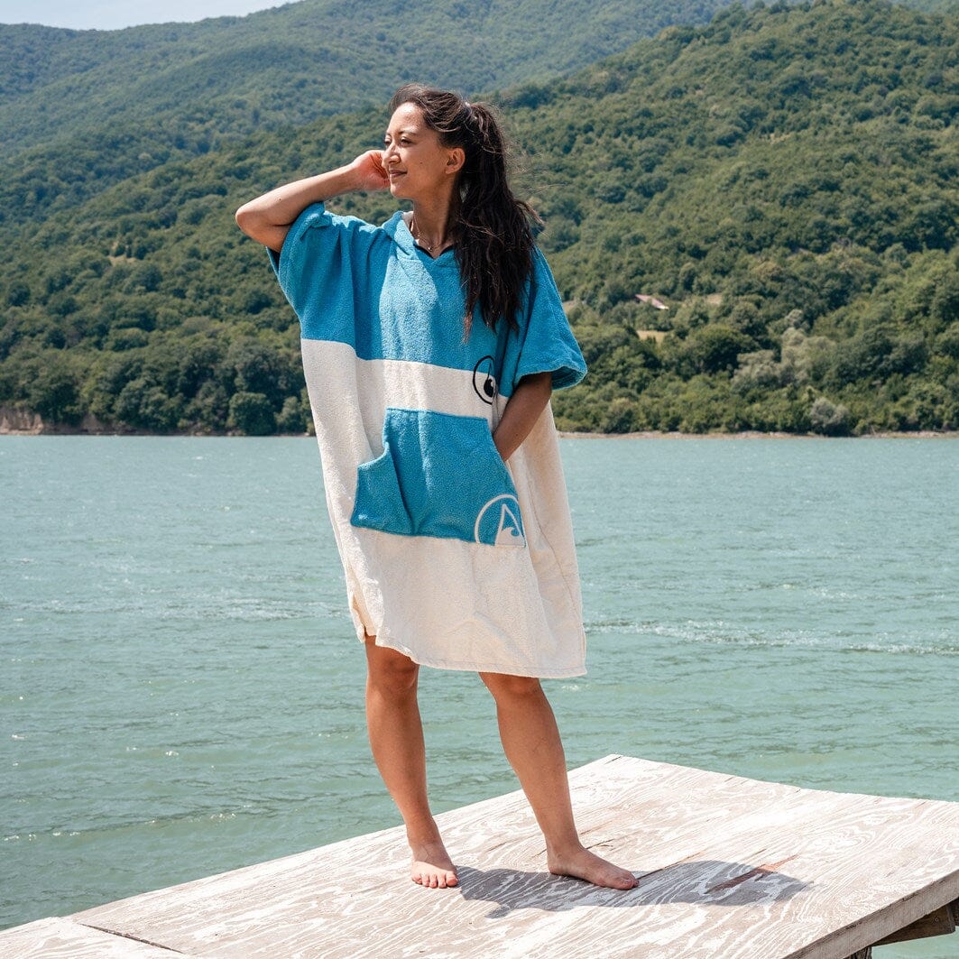 Poncho Lagos, Baumwolle Style Ponchos WAVE HAWAII
