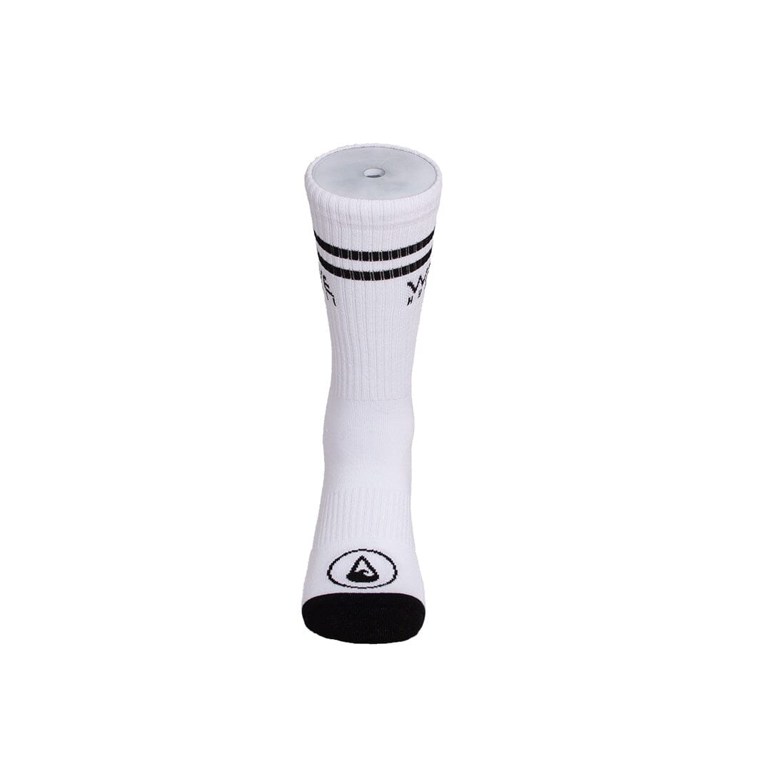 Crew Socks Stripes + Logo white Socken WAVE HAWAII