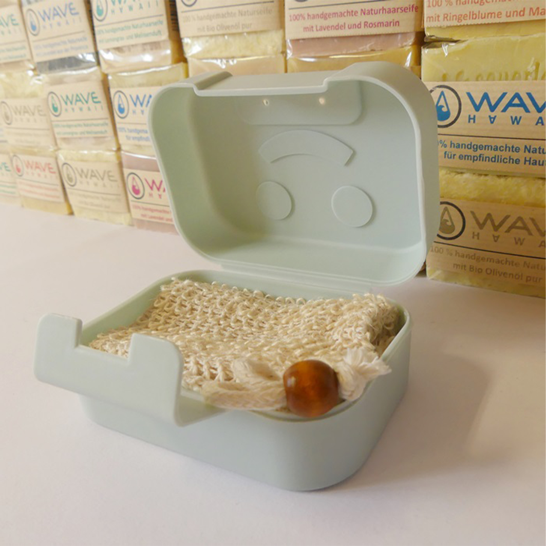 Seifenbox aus Kunststoff Naturseife WAVE HAWAII