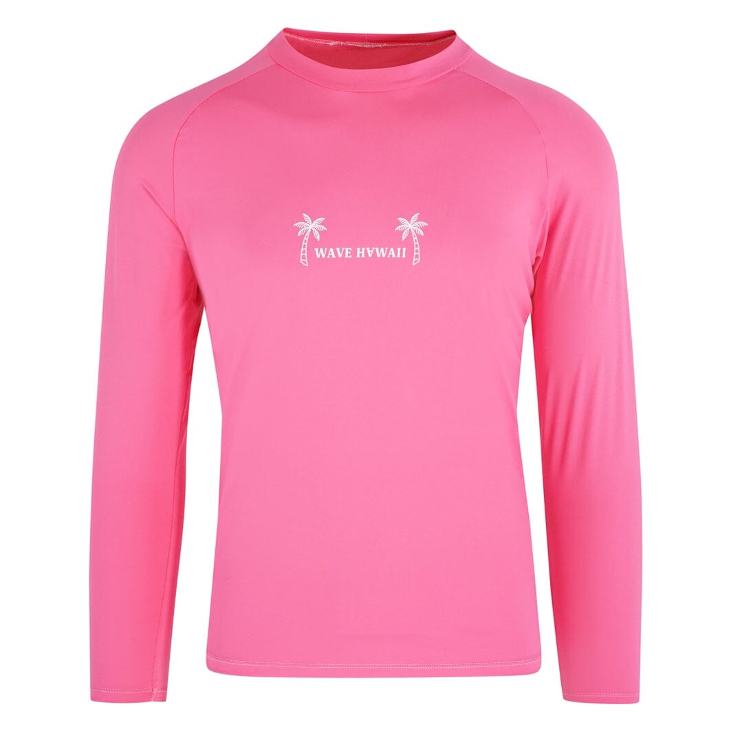 UV Shirt Longsleeve Pink UV-Shirt WAVE HAWAII