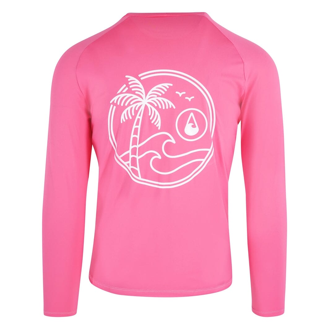 UV Shirt Longsleeve Pink UV-Shirt WAVE HAWAII