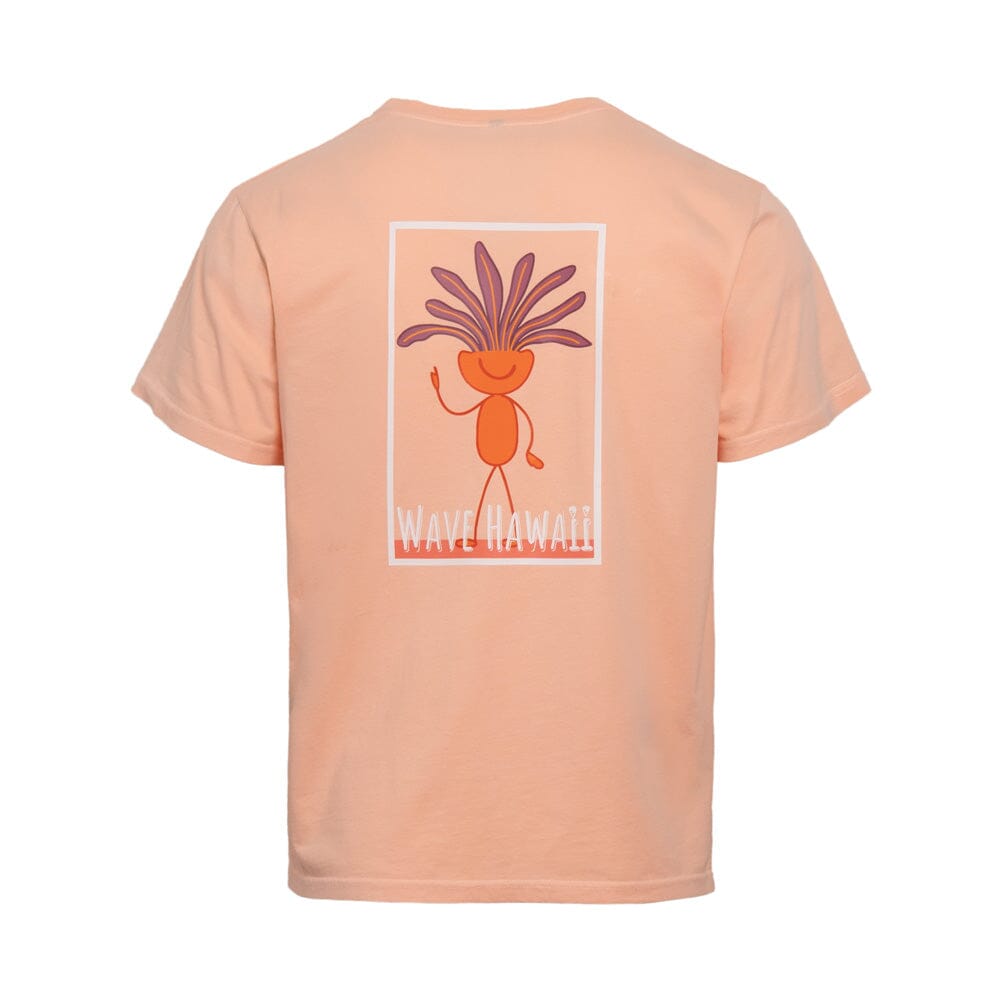 T-Shirt Flowerman, Bio Baumwolle, Unisex Relaxed Fit T-Shirt WAVE HAWAII 