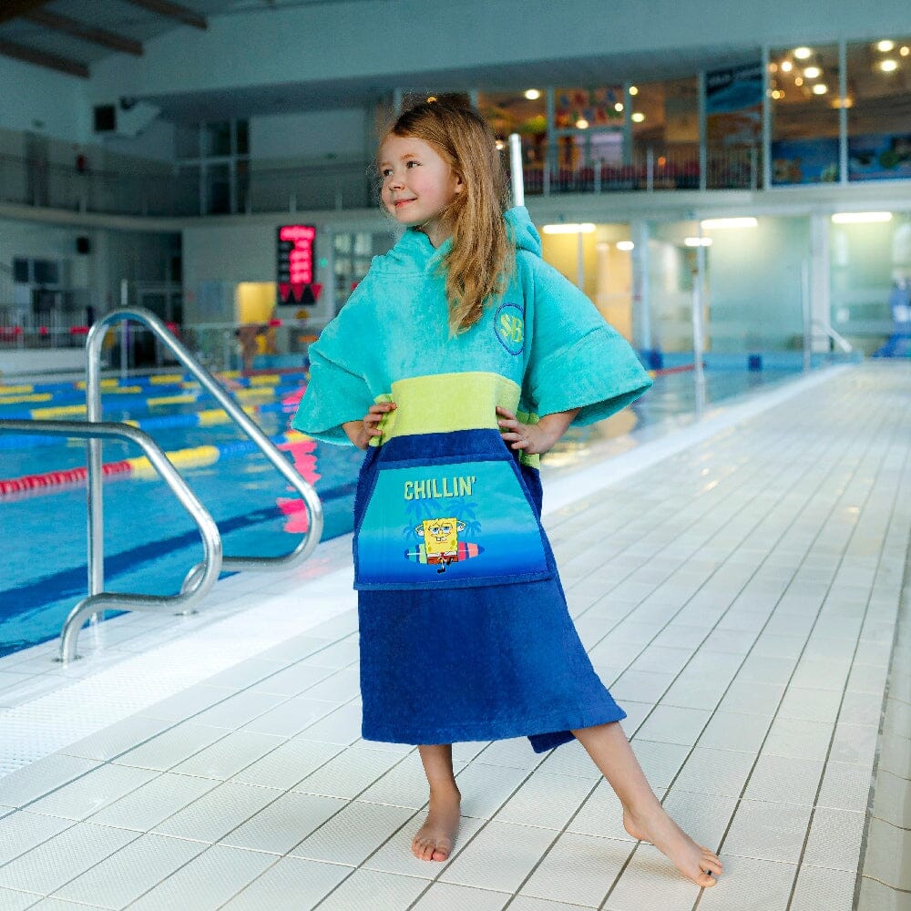 SpongeBob Poncho, Baumwolle Velours Style Ponchos WAVE HAWAII 