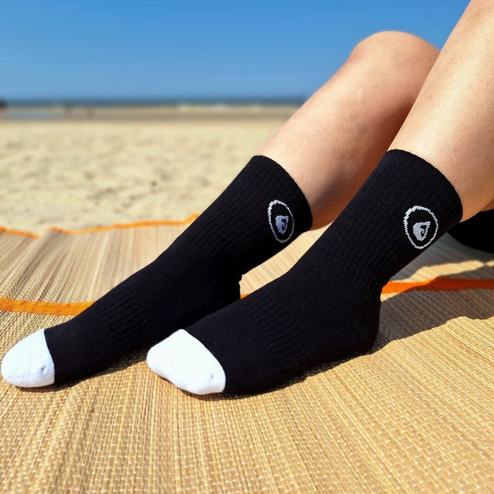 Crew Socks Logo black Socken WAVE HAWAII 