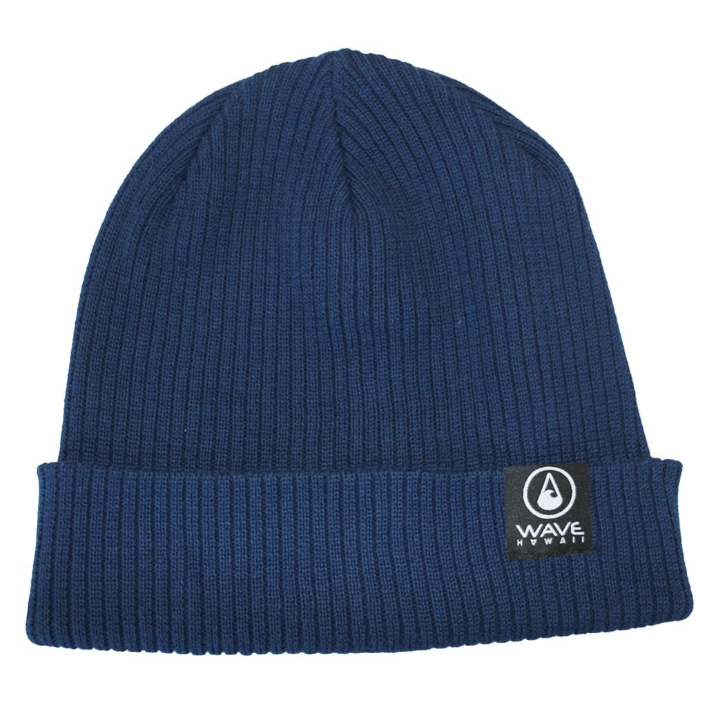 WAVE HAWAII Beanie Bio Cotton Blue Beanie Wave Hawaii 