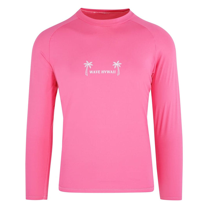 UV Shirt Longsleeve Pink UV-Shirt WAVE HAWAII 